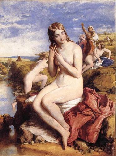 Bathers Surprised, Willam mulready,R.A.